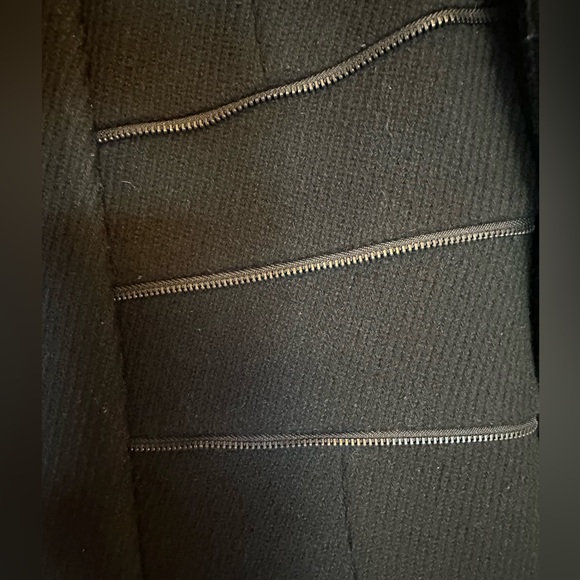 Calvin Klein black wool blend coat - size M - Picture 4 of 6